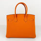 Birkin30 バーキン30 Orange オレンジ  PHW シルバー金具 Togo トゴ Stamp-W W刻印