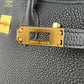 Birkin25 バーキン25 Black ブラック　 GHW ゴールド金具　Stamp-K K刻