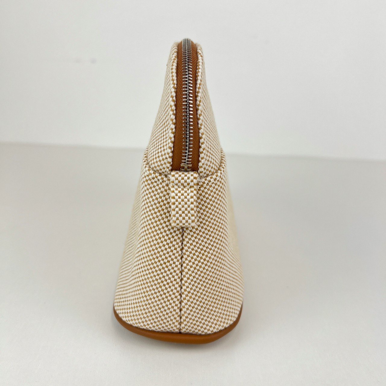 Hermès エルメス Trousse Bolide casaque mini ボリードポーチ カザック ミニ 綿100% Miel ミール