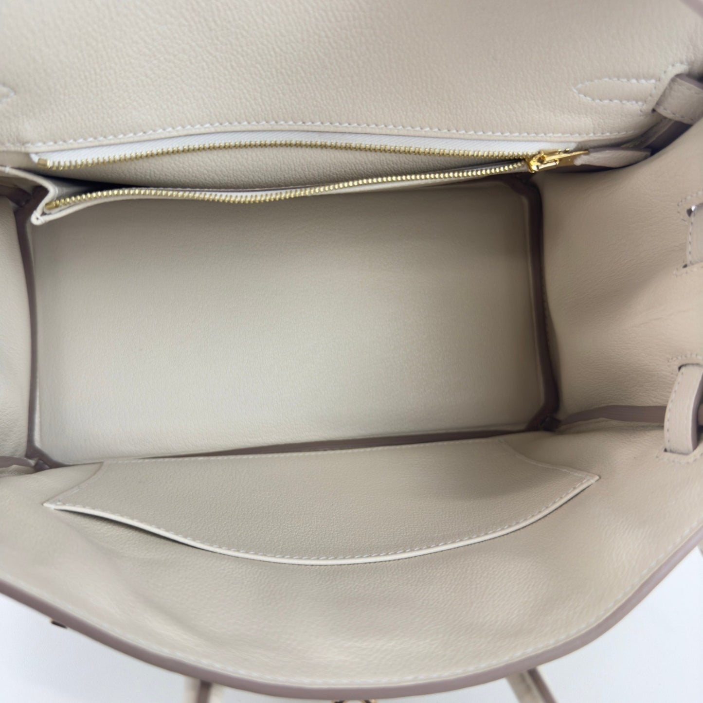 Birkin25 バーキン25 Stamp-W W刻印 Togo トゴ Craie クレ GHW ゴールド金具