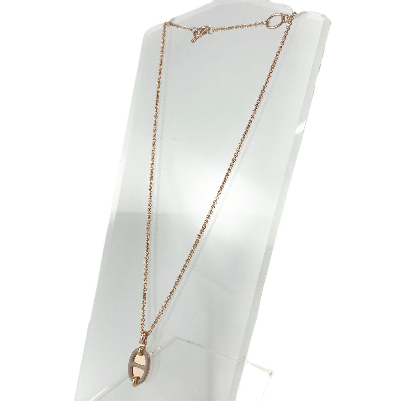 Mini Maillon pendant ミニ マイヨン ペンダント Cream Rosegold クリーム ローズゴールド メタル