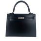 新品未使用 HERMES Birkin25 バーキン25 Black ブラック Boxcalf ボックスカーフ PHW シルバー金具 Stamp-K K刻印