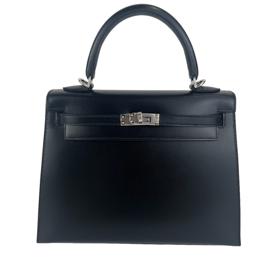 新品未使用 HERMES Birkin25 バーキン25 Black ブラック Boxcalf ボックスカーフ PHW シルバー金具 Stamp-K K刻印
