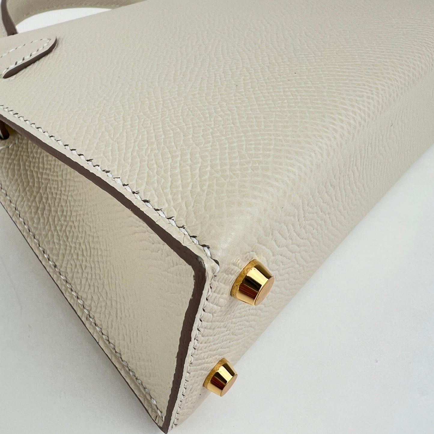 Mini kelly ミニケリー Craie クレ Epsom エプソン GHW ゴールド金具 Stamp-K K刻印