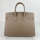 Birkin25 Sellier バーキン25 セリエ　Etoupe エトープ  PHW シルバー金具 Epsom エプソン Stamp-W W刻印