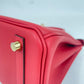 Birkin25 バーキン25 Rouge vif ルージュヴィフ Swift スイフト GHW ゴールド金具 Stamp-W W刻印