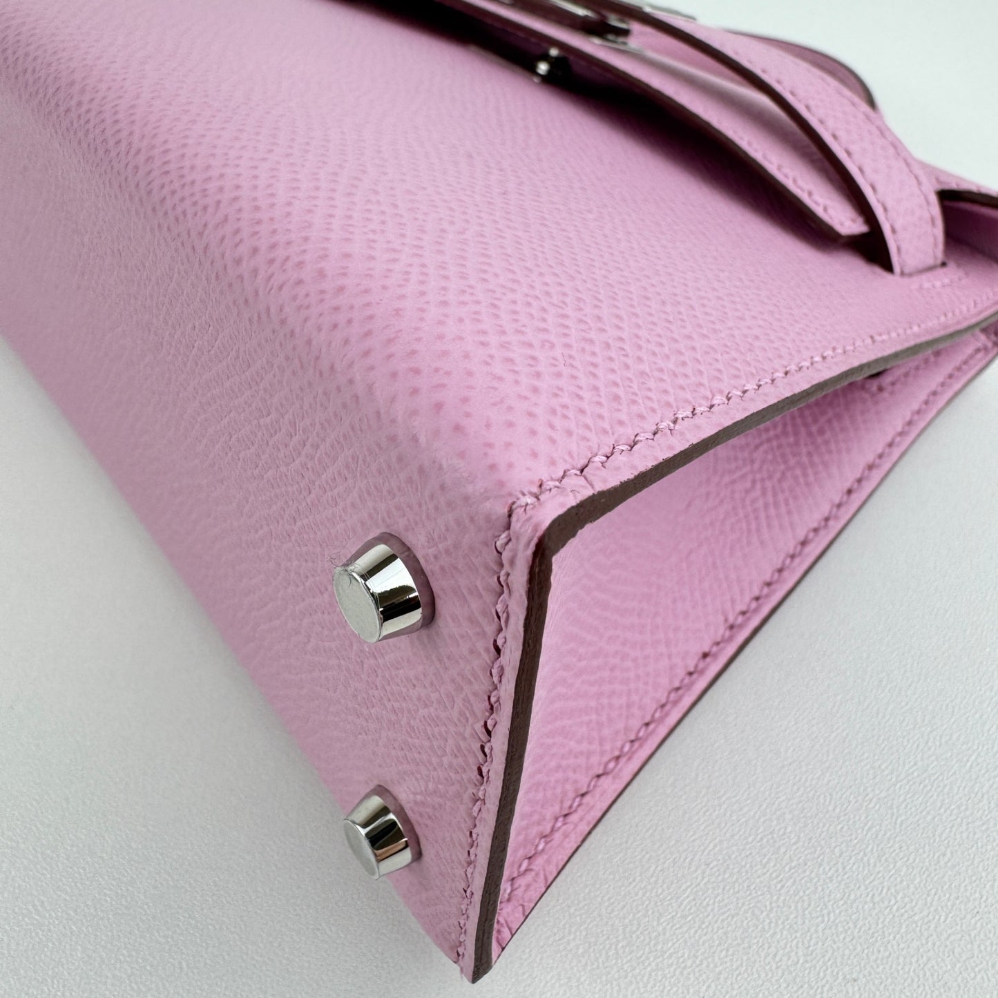 Mini kelly ミニケリー　Mauve Sylvestre　PHW シルバー金具 モーヴシルベストル　Stamp-Z Z刻