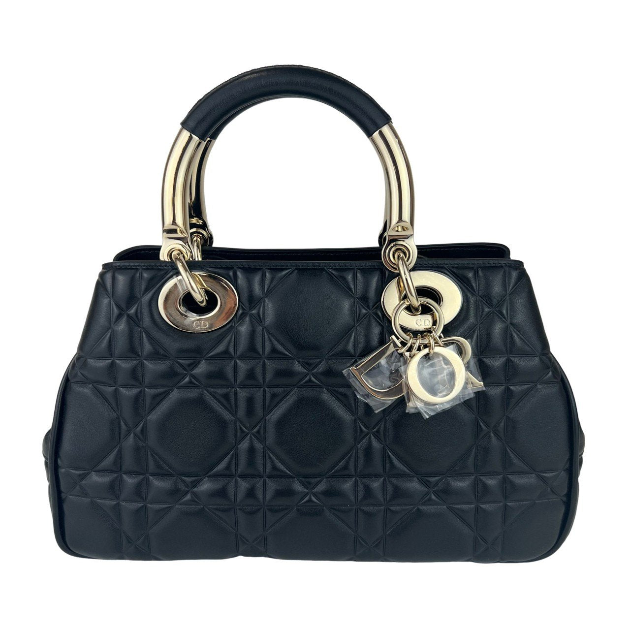 Dior Lady 95.22 ディオール レディ 95.22 Black ブラック ゴールド金具 カーフスキン