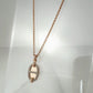 Mini Maillon pendant ミニ マイヨン ペンダント Cream Rosegold クリーム ローズゴールド メタル