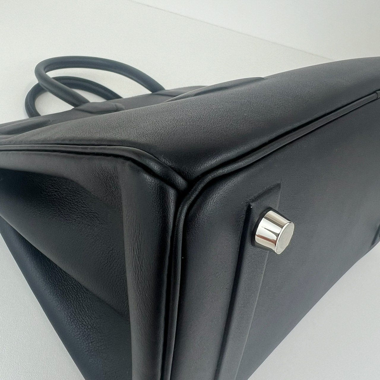 Birkin25 shadow バーキン25 シャドウ Black ブラック Swift スイフト PHW シルバー金具 Stamp-Y Y刻印