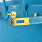 Birkin25 バーキン25 New blue jean ニューブルージーン GHW ゴールド金具 B刻 Togo トゴ