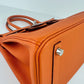 Birkin30 バーキン30 Orange オレンジ  PHW シルバー金具 Togo トゴ Stamp-W W刻印