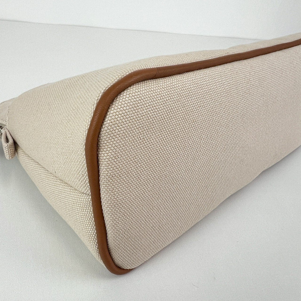Hermès エルメス Trousse Bolide moyen ボリードポーチ ミディアム 綿100% Natural ナチュラル