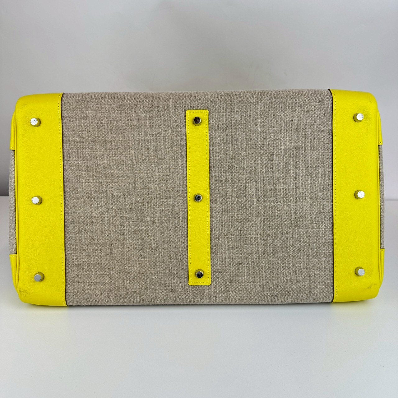 Haut a courries 40 Combi オータクロア40コンビ　Yellow イエロー　PHW シルバー金具　Stamp-D D刻印