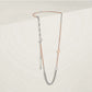 新品未使用 HERMES エルメス Mix and h long necklace ミックス＆Hロングネックレス RG金具 ローズゴールド/シルバー