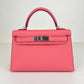 Mini kelly verso ミニケリーヴェルソ Rose ete ローズエテ PHW シルバー金具 Stamp-B B刻