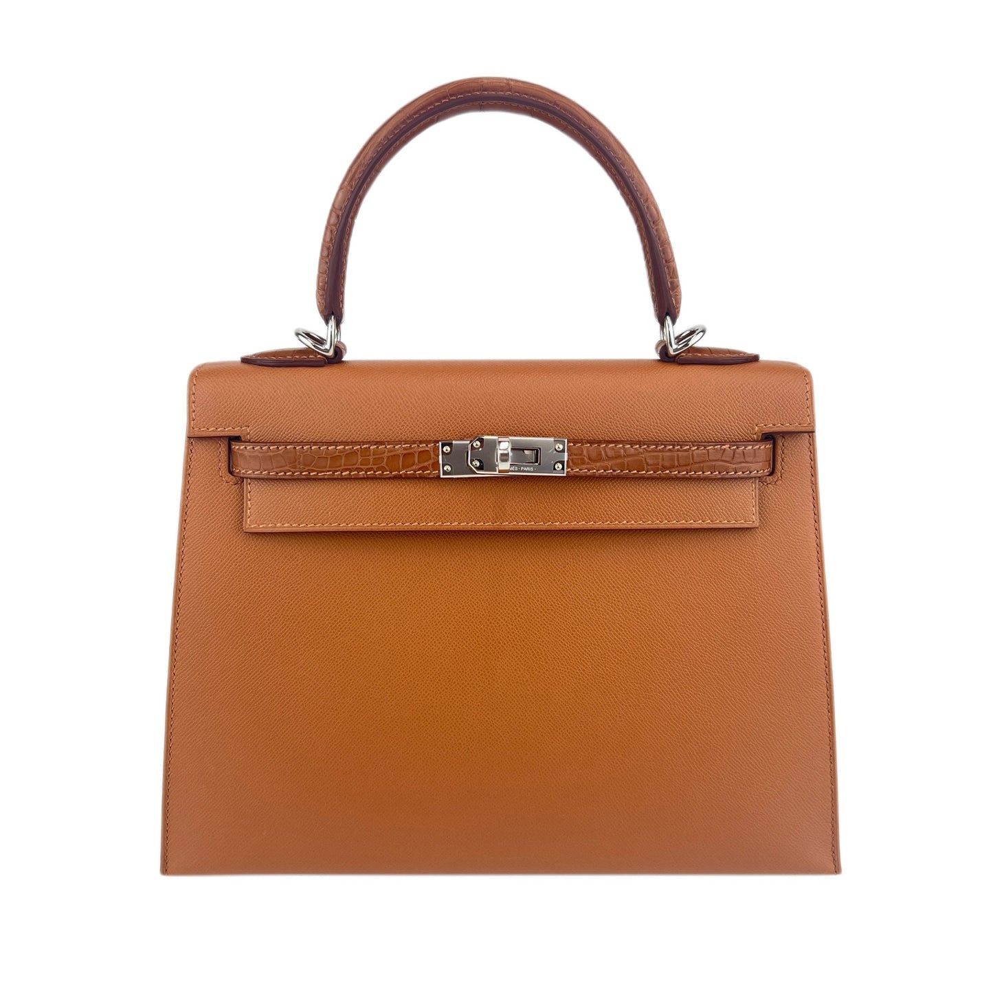 Kelly25 touch ケリー25 タッチ　Gold ゴールド　Madame/crocodile　PHW　SV金具　Stamp-K K刻