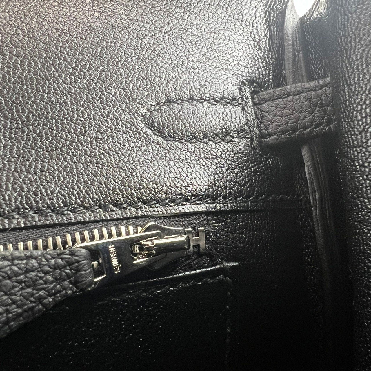 Birkin25 バーキン25 Black ブラック PHW シルバー金具 Togo トゴ Stamp-W W刻