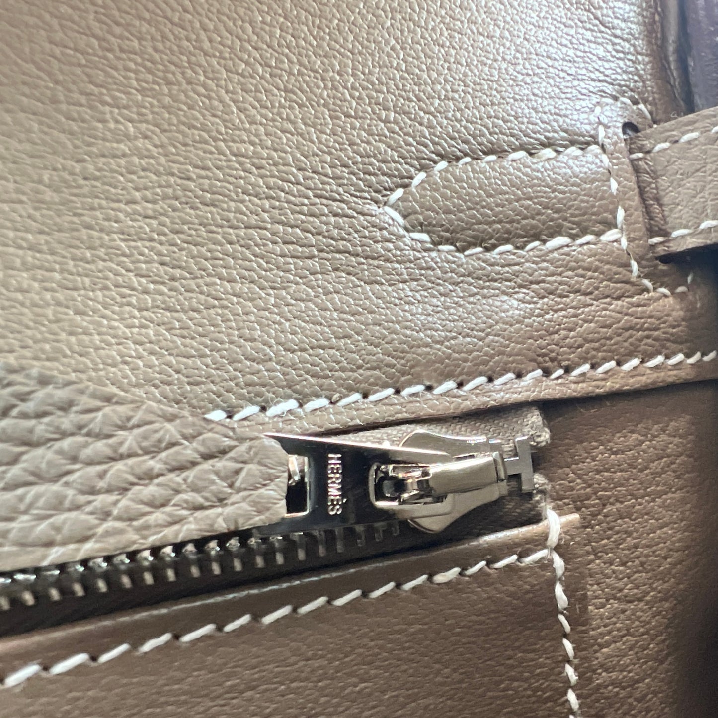 Birkin25 バーキン25 Etoupe エトープ Togo トゴ PHW シルバー金具 Stamp-K K刻印