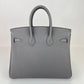 Birkin25 バーキン25 Gris meyer グリメイヤー U刻 GHW ゴールド金具