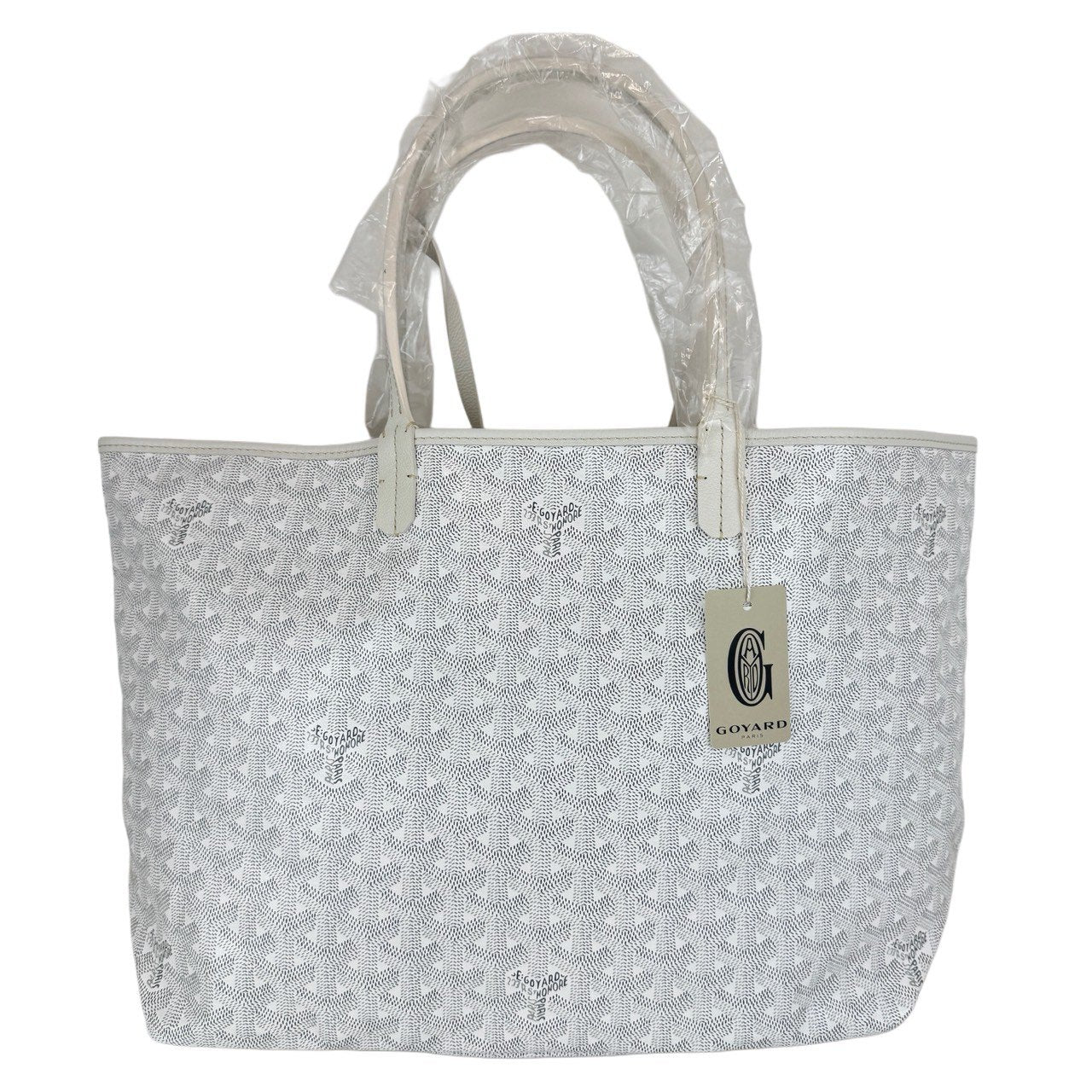 GOYARD ゴヤール サンルイPM ゴヤールディンキャンバス & シュヴロッシュカーフスキン リネンとコットン（内側）