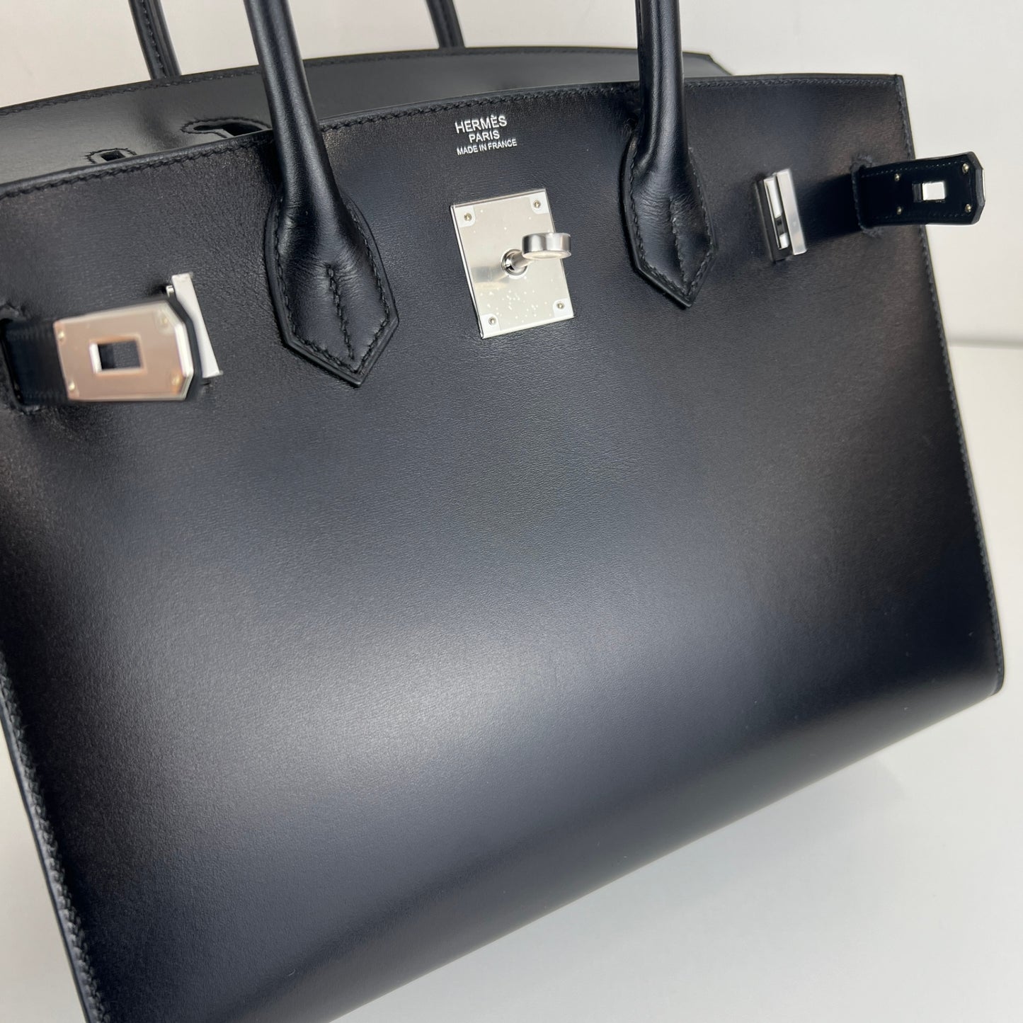 Birkin30 バーキン30 Black ブラック PHW シルバー金具 Box calf ボックスカーフ Stamp-W W刻印
