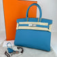 Birkin30 バーキン30 New blue jean ニューブルージーン PHW シルバー金具 Togo トゴ Stamp-B B刻印