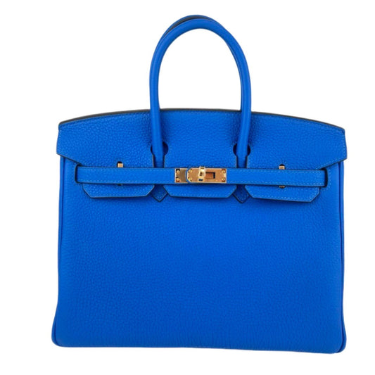 Birkin25 バーキン25 Blue hydra ブルーイドラ GHW ゴールド金具 Stamp-W W刻印 Togo トゴ