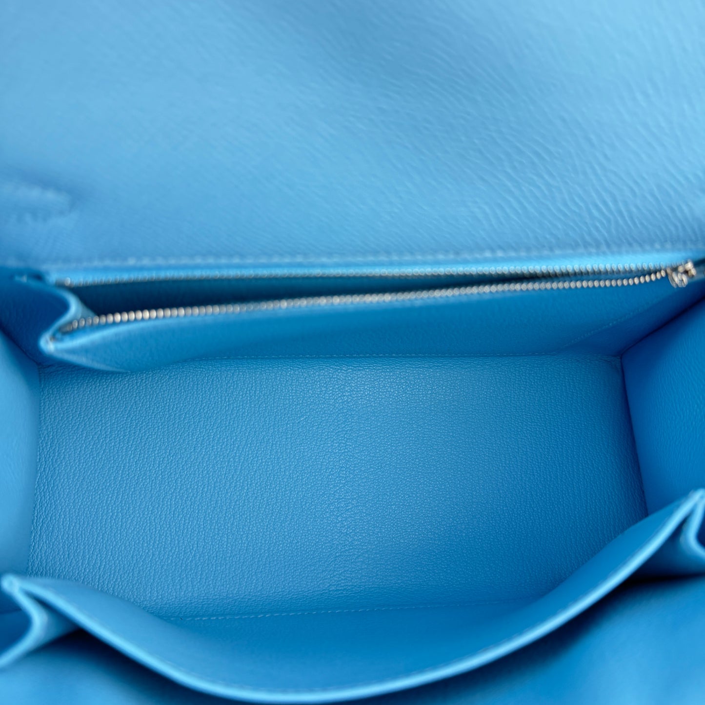 Kelly25 Sellier ケリー25セリエ Celeste セレステ  PHW シルバー金具 Epsom エプソン Stamp-K K刻印