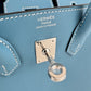 Birkin25 バーキン25 Blue jean ブルージーン　PHW シルバー金具　Stamp-K K刻