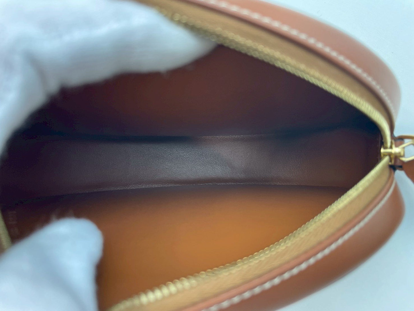 キュイルトリオンフオーバルパース ブラウン トリオンフ カーフ