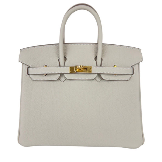 Birkin25 バーキン25 Stamp-W W刻印 Togo トゴ Craie クレ GHW ゴールド金具