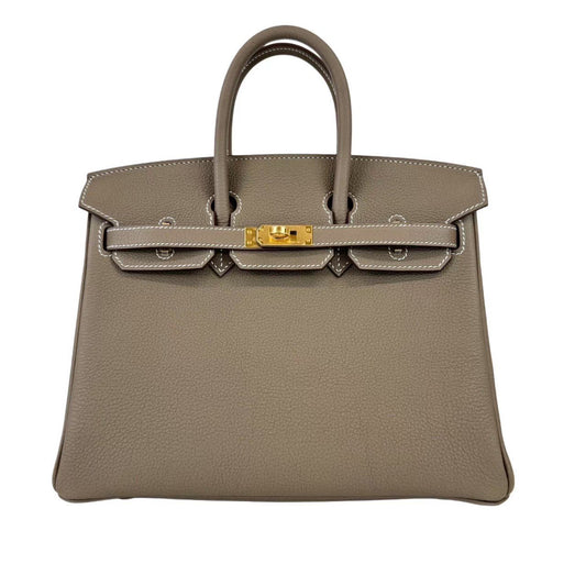 Birkin25 バーキン25 Stamp-W W刻印 Togo トゴ Etoupe エトープ GHW ゴールド金具