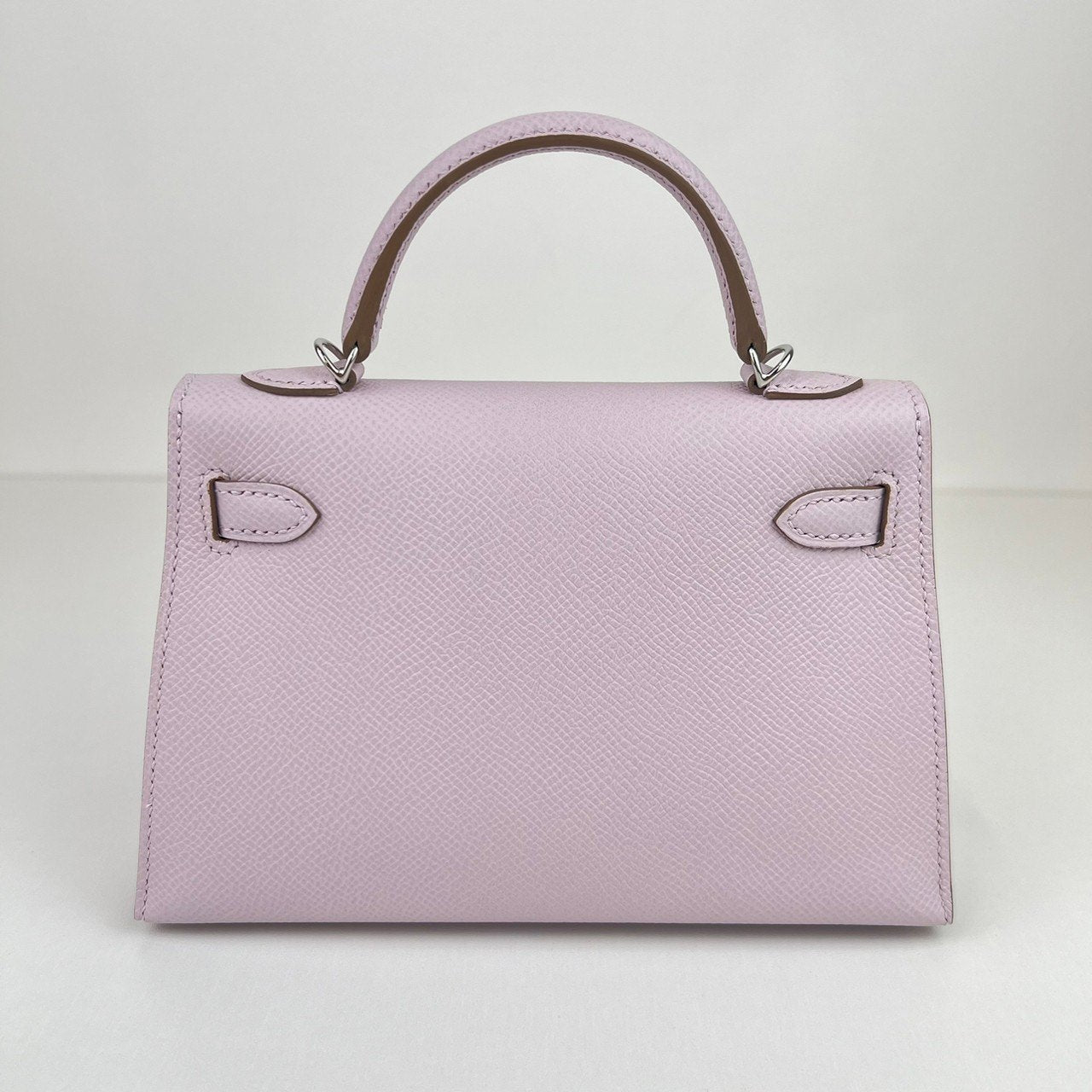 Mini kelly ミニケリー Mauve pale モーヴパール PHW シルバー金具 Epsom エプソン Stamp-W W刻印