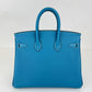 Birkin25 バーキン25 New blue jean ニューブルージーン SV金具 Stamp-W W刻印 Togo トゴ