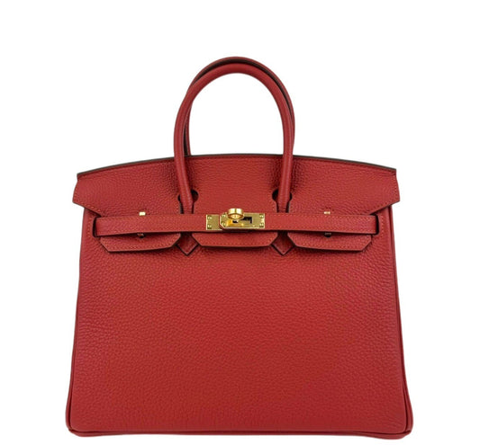 Birkin25 バーキン25 Vermillion ヴァーミリオン Togo トゴ GHW ゴールド金具 B刻