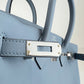 Birkin25 バーキン25 Blue lin  ブルーリン　PHW シルバー金具 Swift スイフト　Stamp-K K刻