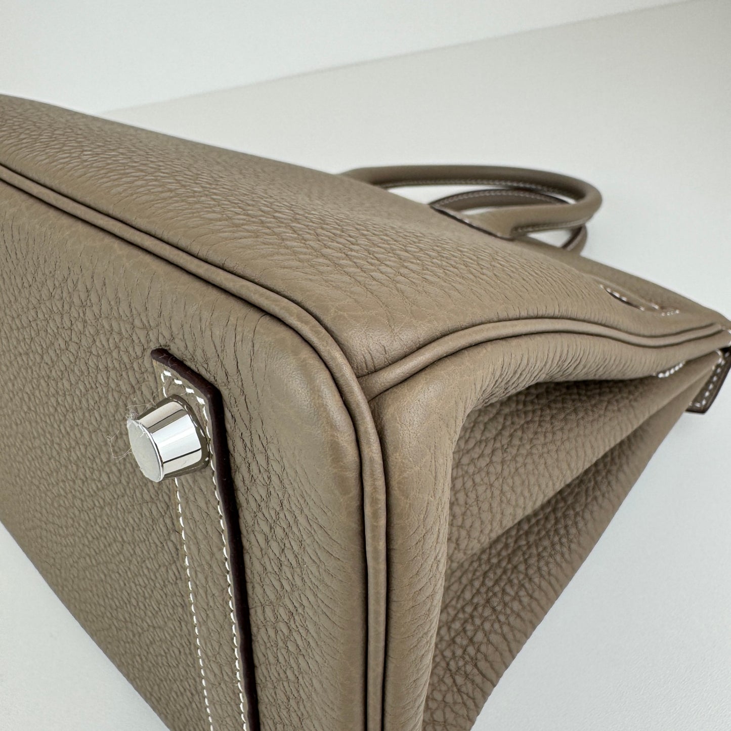 Birkin25 バーキン25 Etoupe エトープ Togo トゴ PHW シルバー金具 Stamp-W W刻印