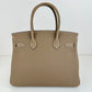 Birkin30 バーキン30 Etoupe エトープ Togo トゴ PHW シルバー金具 Stamp-W W刻印 ハンドバッグ