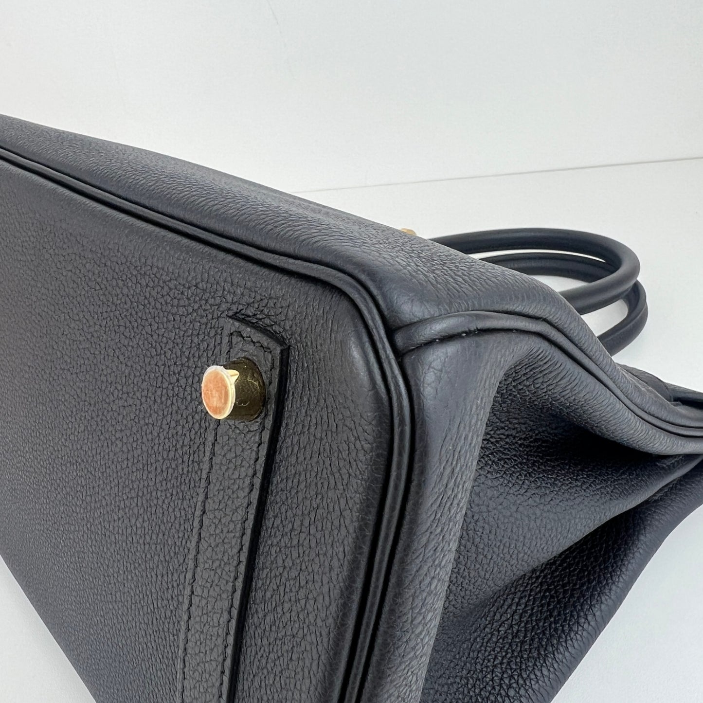 Birkin30 バーキン30 Black ブラック GHW ゴールド金具 Stamp-W W刻