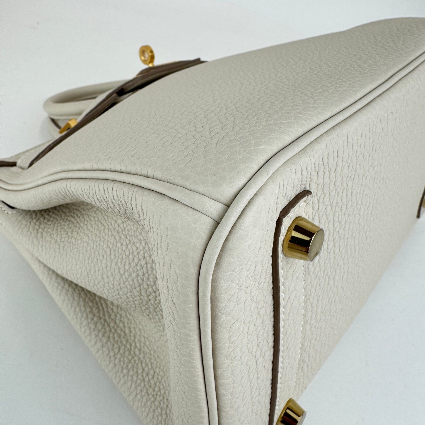 Birkin25 バーキン25 Craie クレ  GHW ゴールド金具 Togo トゴ Stamp-W W刻印