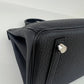 Birkin25 バーキン25 Black ブラック PHW シルバー金具 Togo トゴ Stamp-W W刻