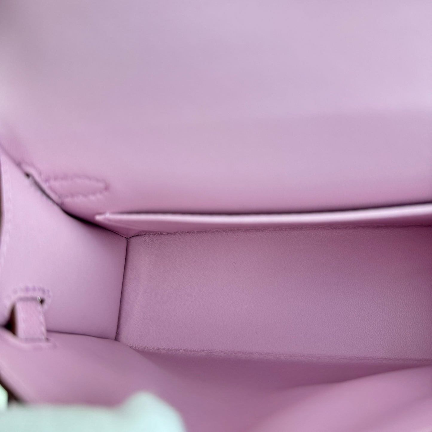 Mini kelly ミニケリー Stamp-B B刻印 Epsom エプソン Mauve sylvestre モーヴシルベストル PHW シルバー金具