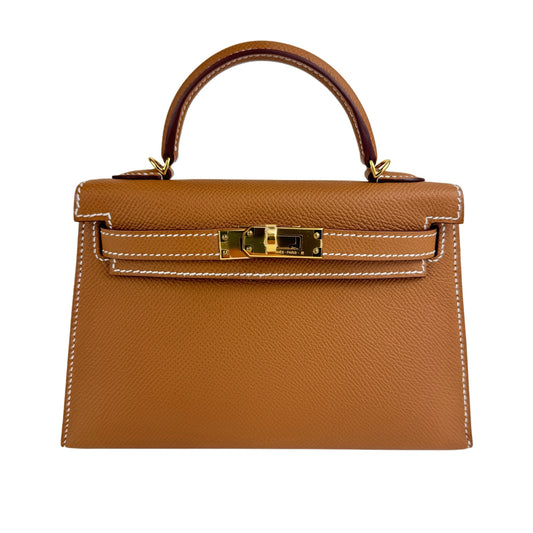Mini kelly ミニケリー Stamp-K K刻印 Epsom エプソン Gold ゴールド GHW ゴールド金具