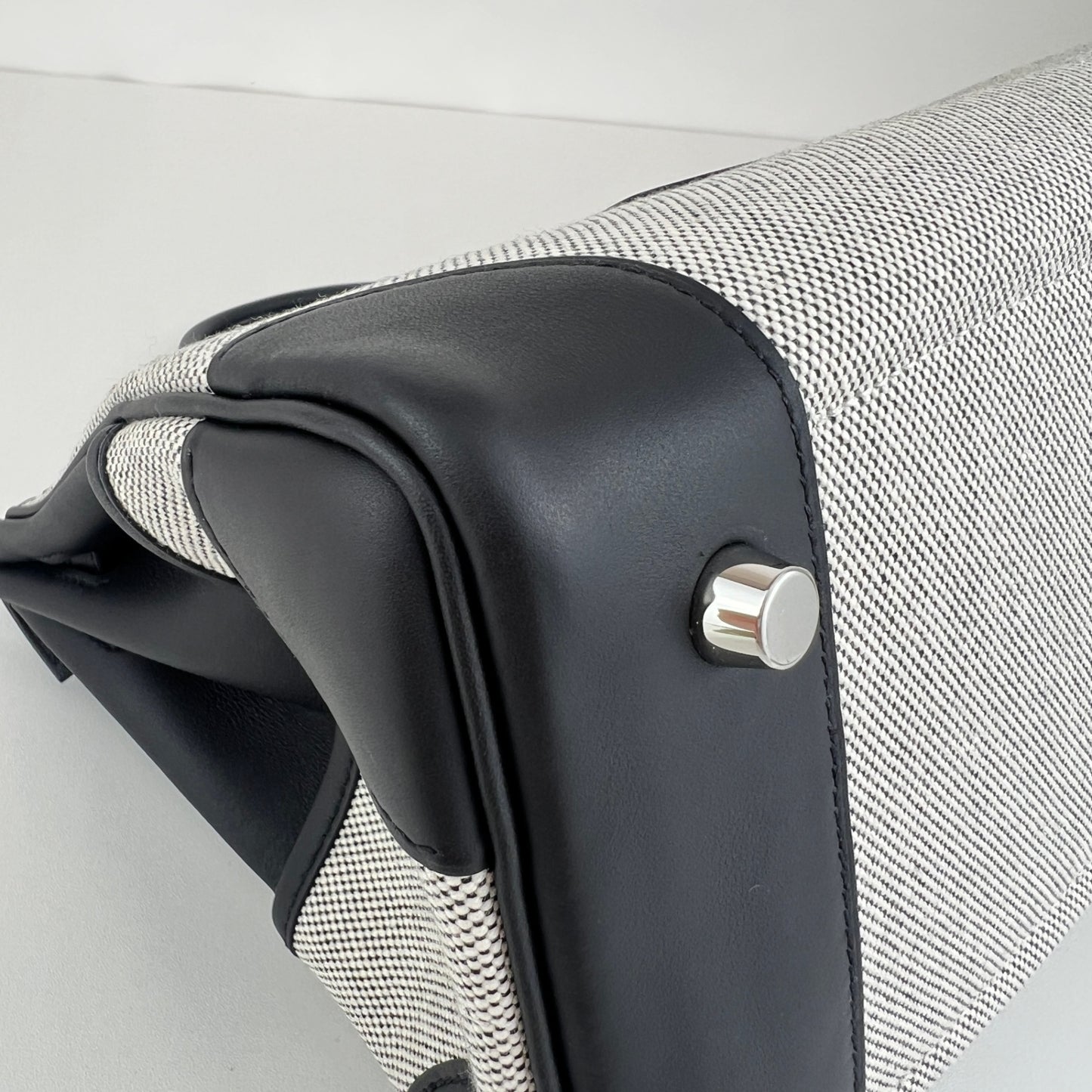 Birkin25 cargo バーキン25 カーゴ Black ブラック Toile goelan/Swift トワルゴエラン/スイフト PHW シルバー金具 Stamp-K K刻印