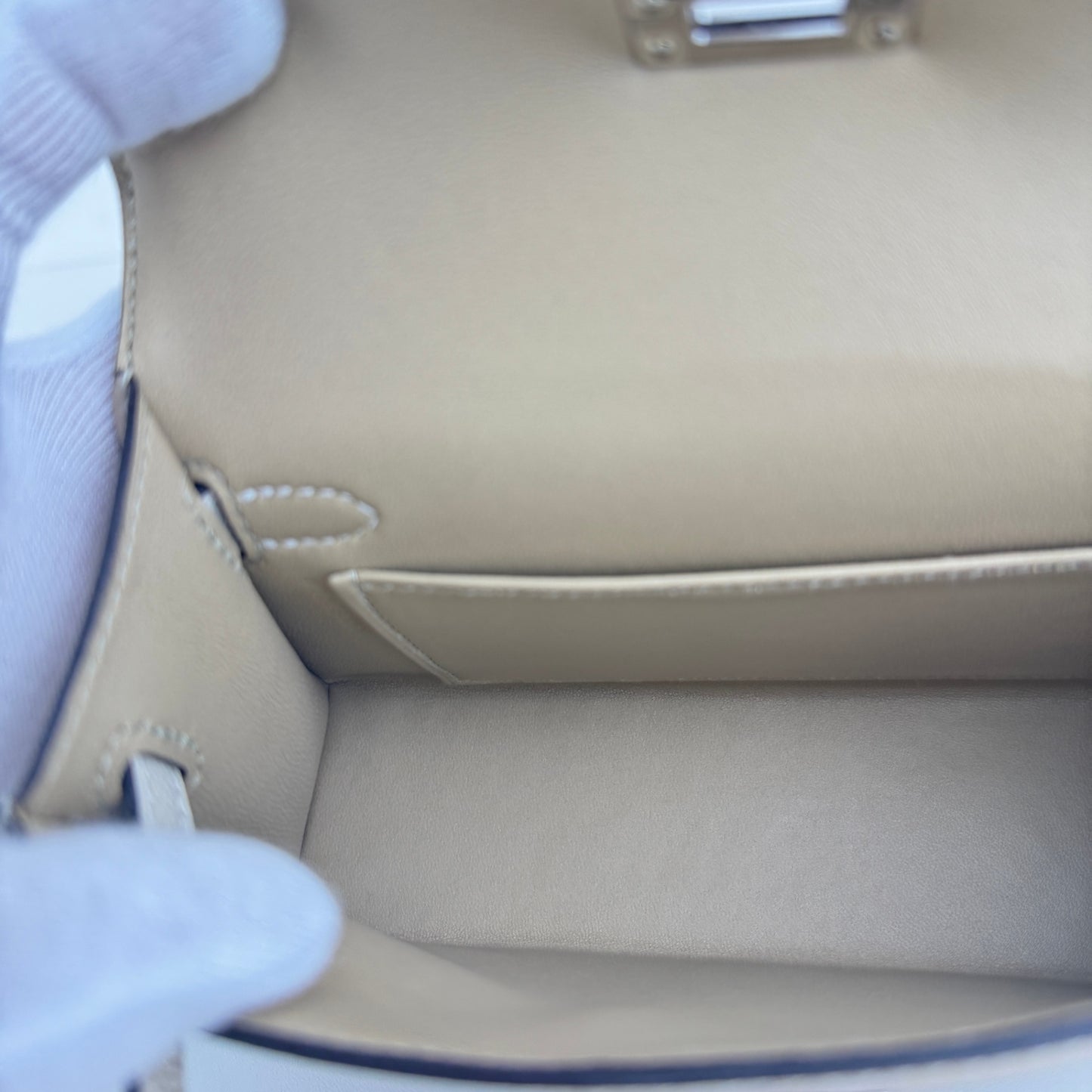 Mini kelly tricolor ミニケリートリコロール Trench トレンチ PHW シルバー金具 Stamp-K K刻印 Epsom エプソン