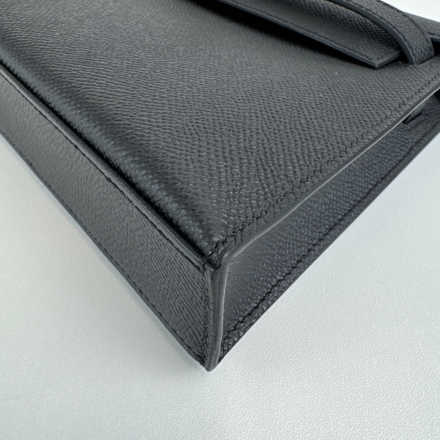 Kelly elan ケリーエラン Black ブラック PHW シルバー金具 Stamp-K K刻印 Epsom エプソン