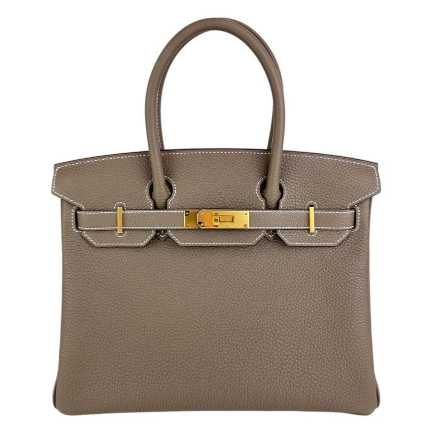 Birkin30 バーキン30 Etoupe エトープ Togo トゴ GHW ゴールド金具 Stamp-W W刻印