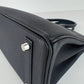 Birkin25 バーキン25 Black ブラック PHW シルバー金具 W刻印 Togo トゴ