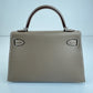 Mini kelly ミニケリー Etoupe エトープ Epsom エプソン PHW シルバー金具 Stamp-K K刻